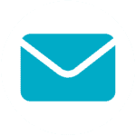 Envelope icon representing email or communication services.